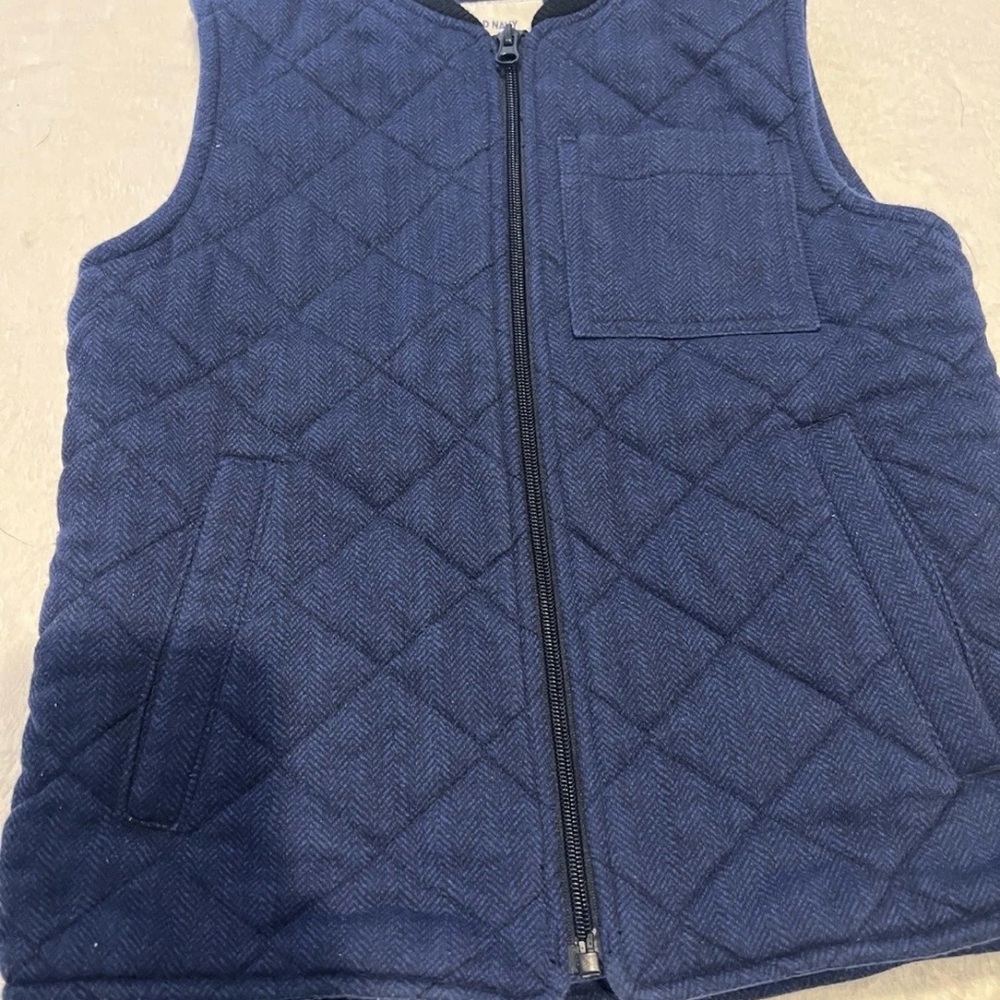 Old Navy Blue Quilted Vest for Kids